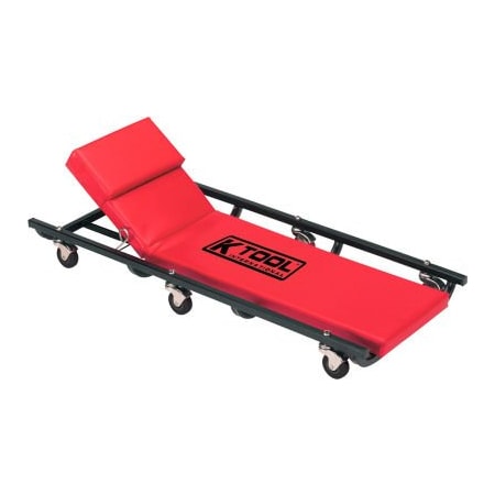 Integrated Supply Network K Tool International 40" Metal Frame Creeper with Adjustable Headrest KTI-74961 KTI74961